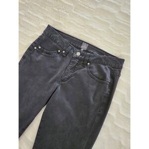 JAG Mid Rise Straight Leg Black Denim Jeans Womens Size‎ 6P Inseam 29"